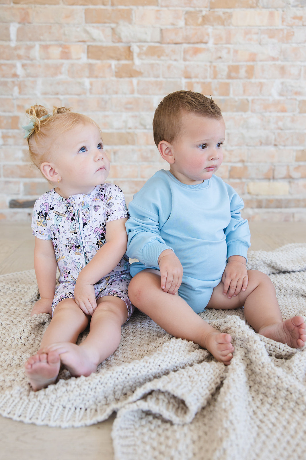 Portorosso Sky - Cloud Terry Bubble Romper