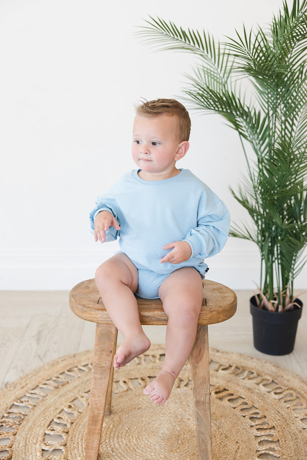 Portorosso Sky - Cloud Terry Bubble Romper