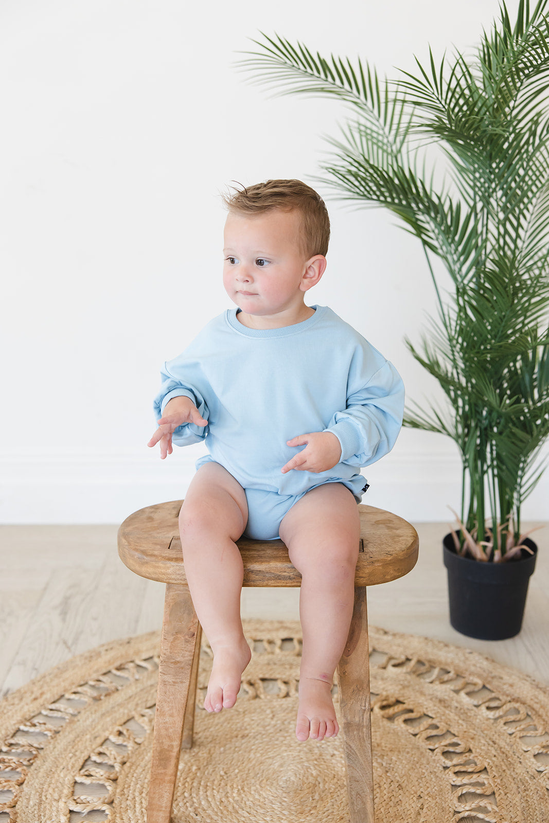 Portorosso Sky - Cloud Terry Bubble Romper