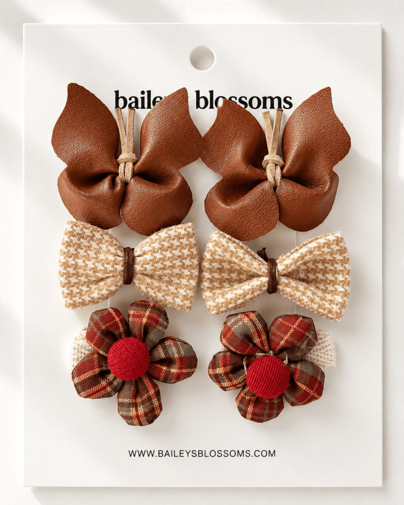 6-Piece Hair Clip Set - Harvest & Bloom