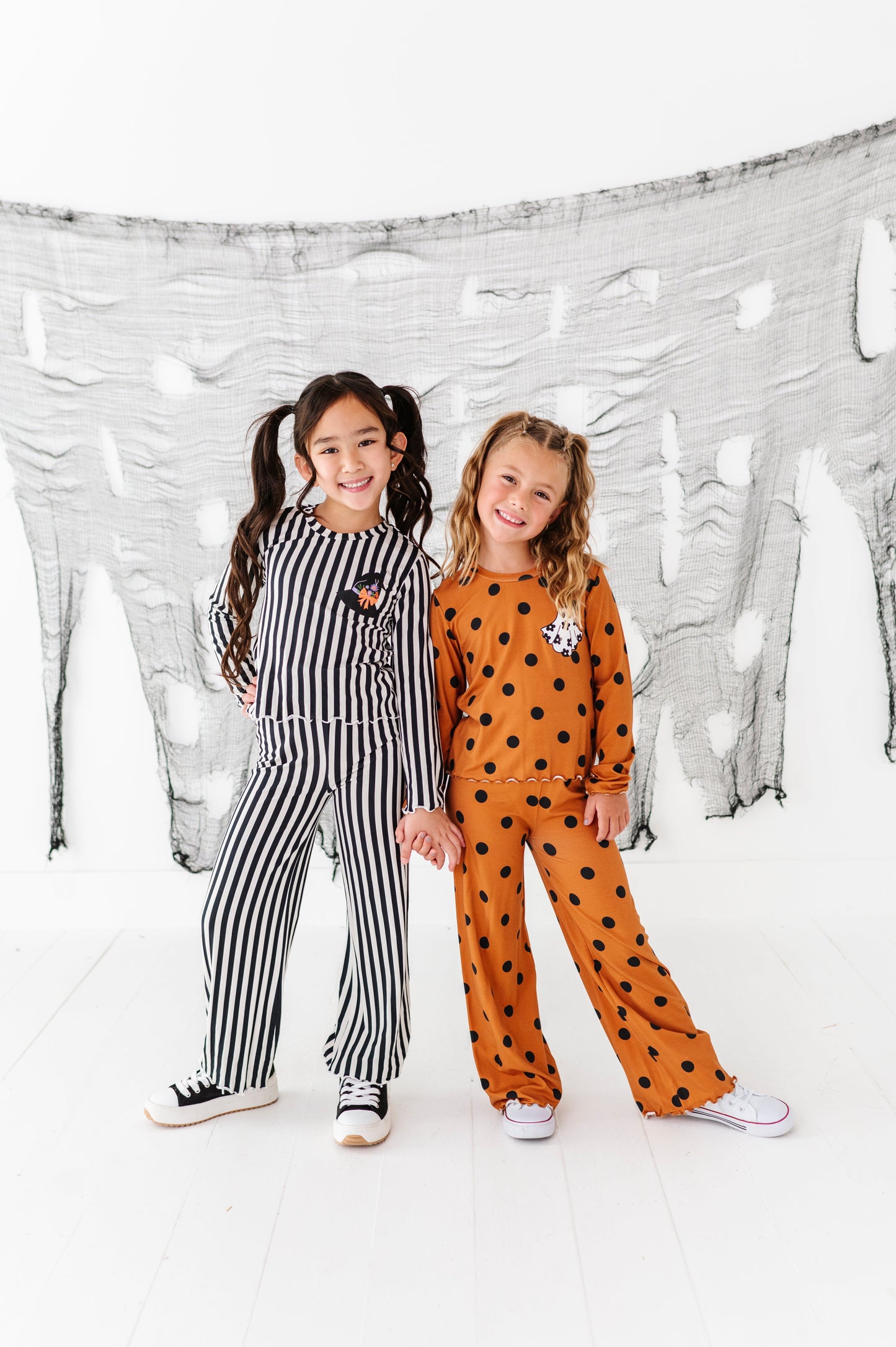 Floral Ghostie Dotted | 2-Piece Bamboo Set