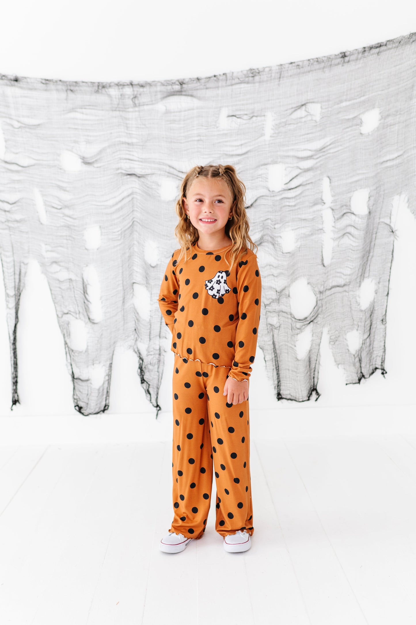 Floral Ghostie Dotted | 2-Piece Bamboo Set