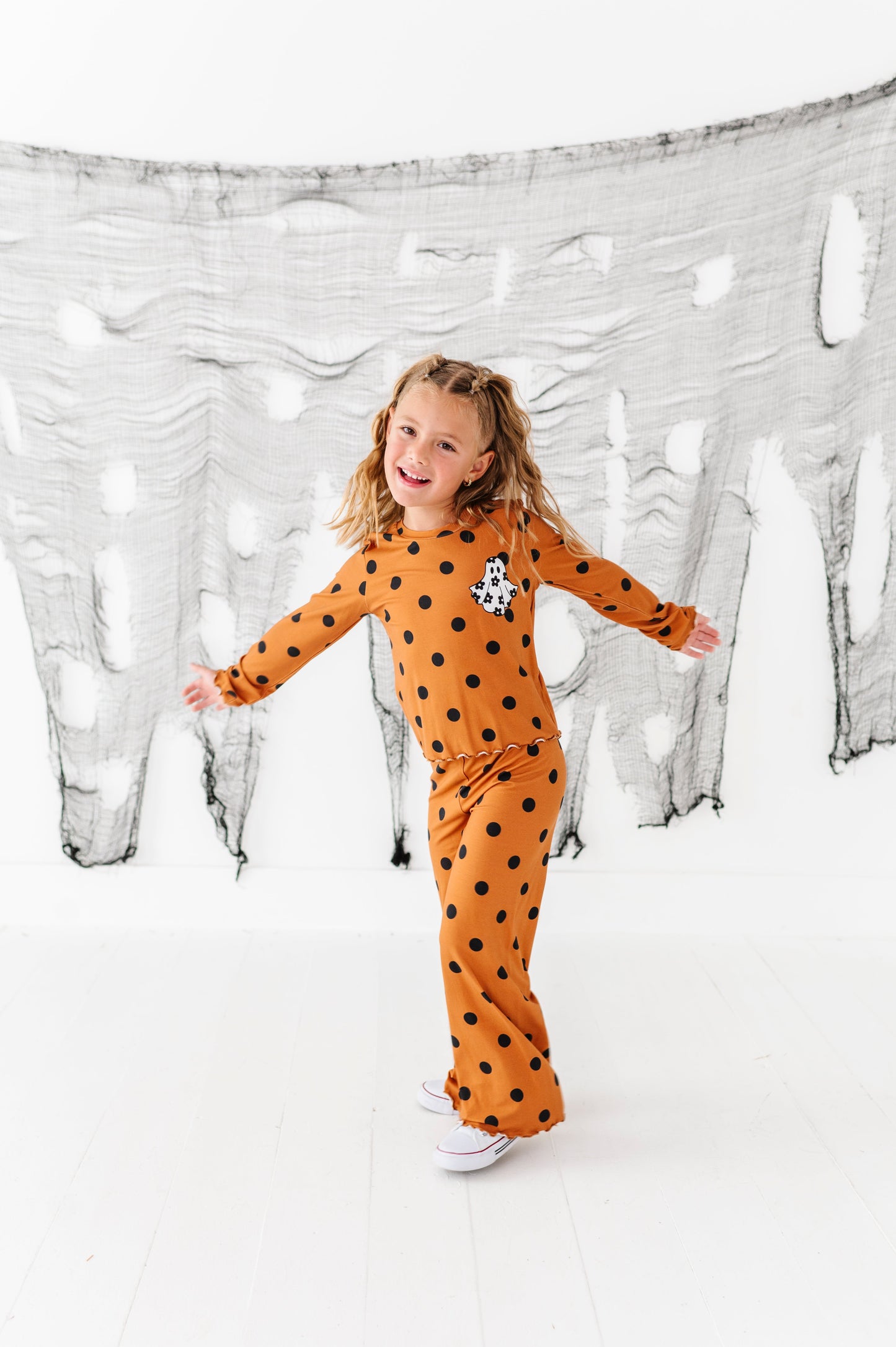 Floral Ghostie Dotted | 2-Piece Bamboo Set