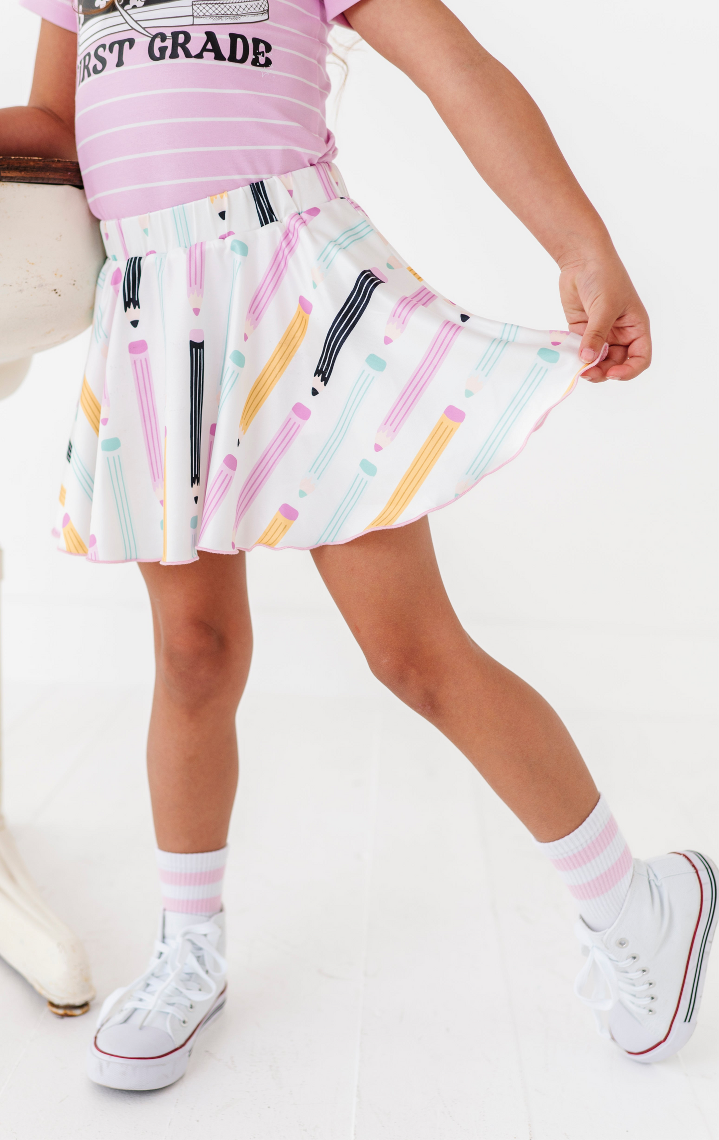 Pretty Pencils Spin Skort (2T ONLY left)