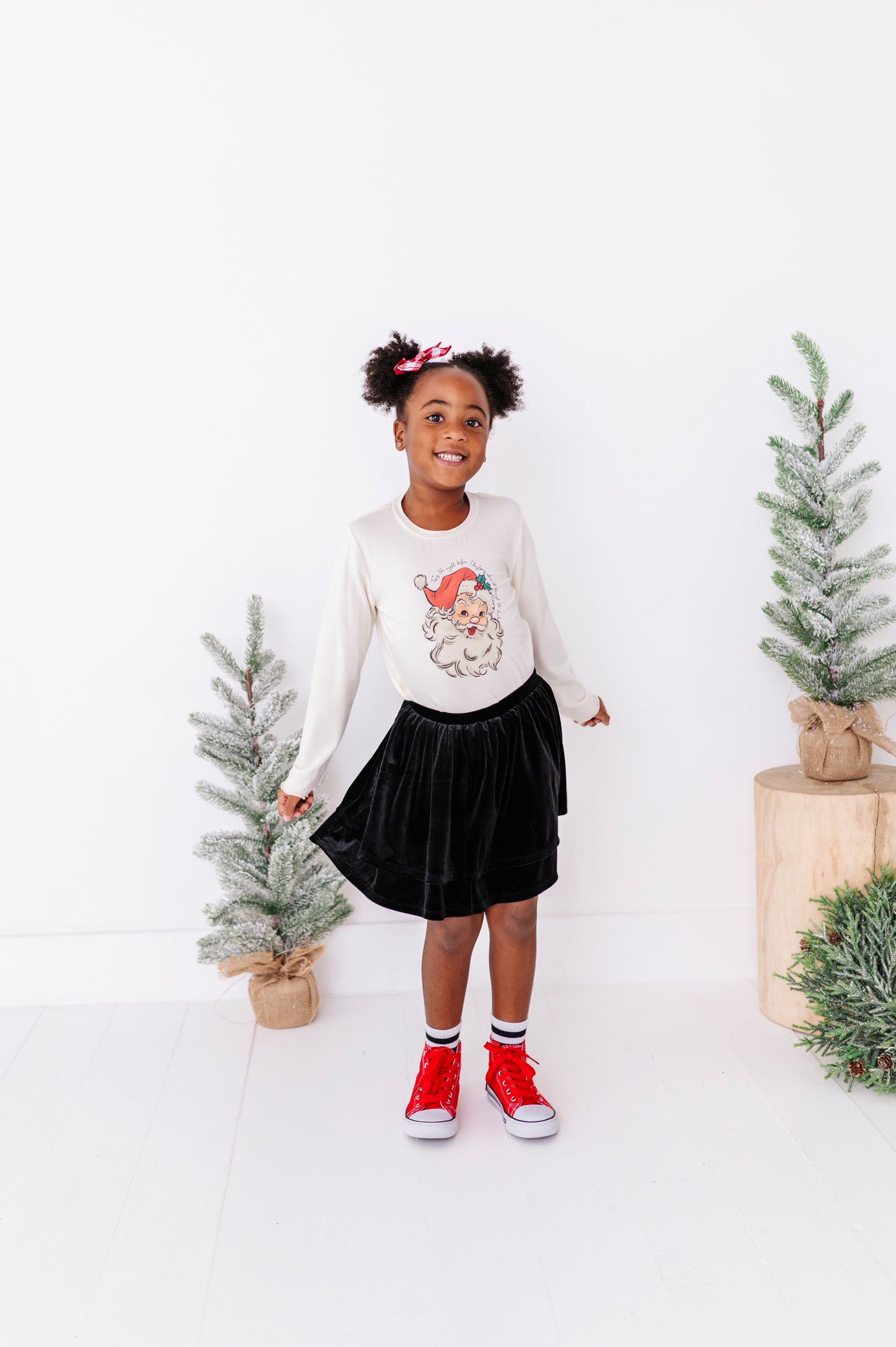 Black Velvet | 2-Tiered SKORT