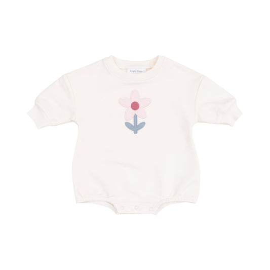 French Terry Sweatshirt Bubble - Danish Daisy