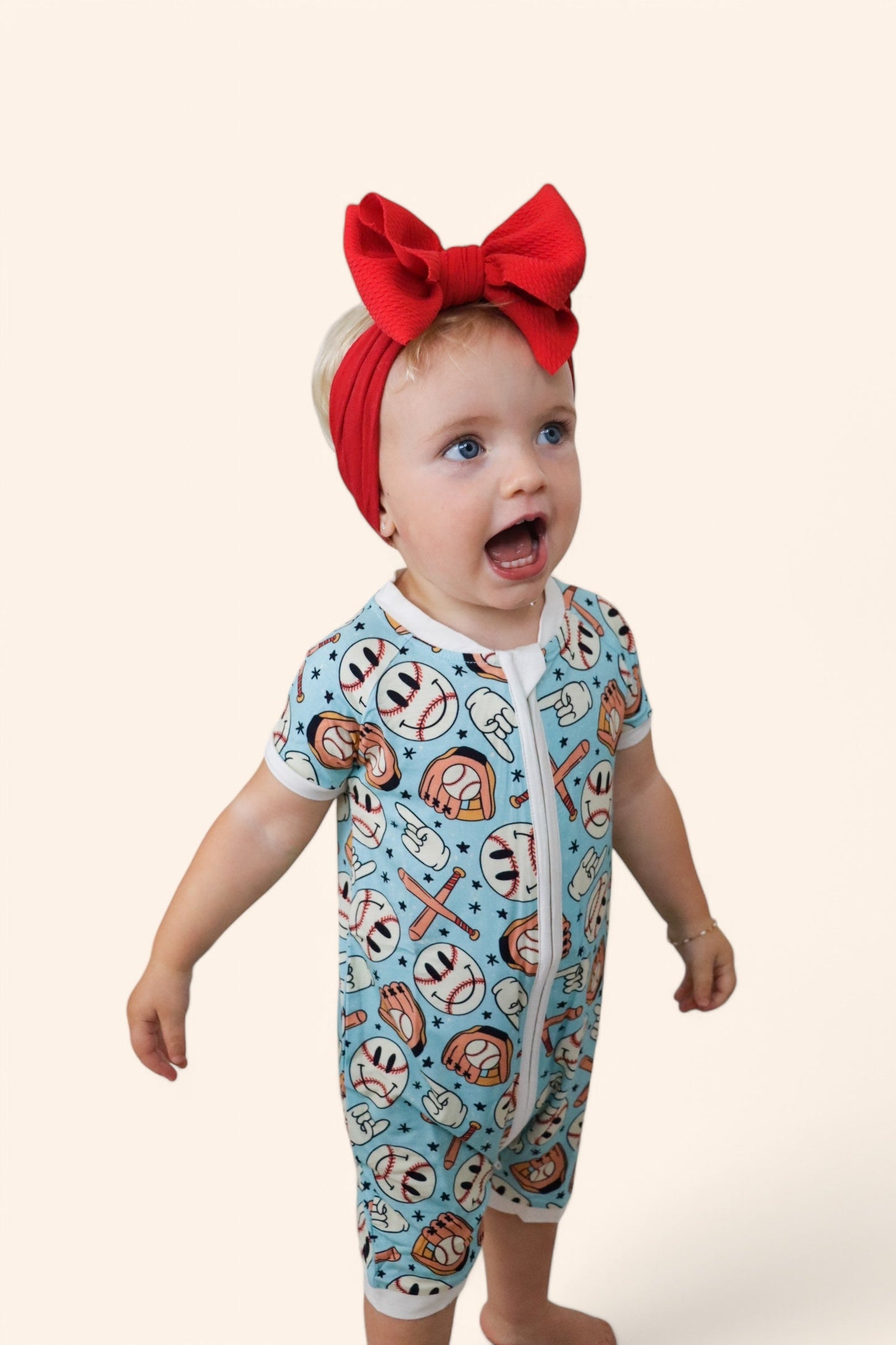 BASEBALL SMILEY DREAM SHORTIE