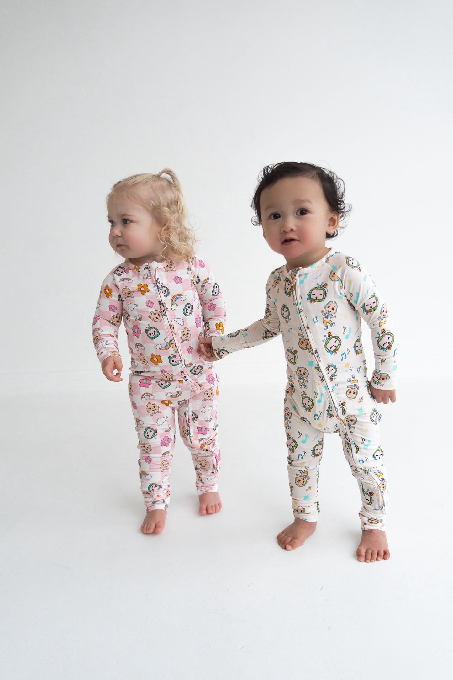 Dream Big Little Co x CoComelon JJ RAINBOW CHECKERS DREAM ROMPER