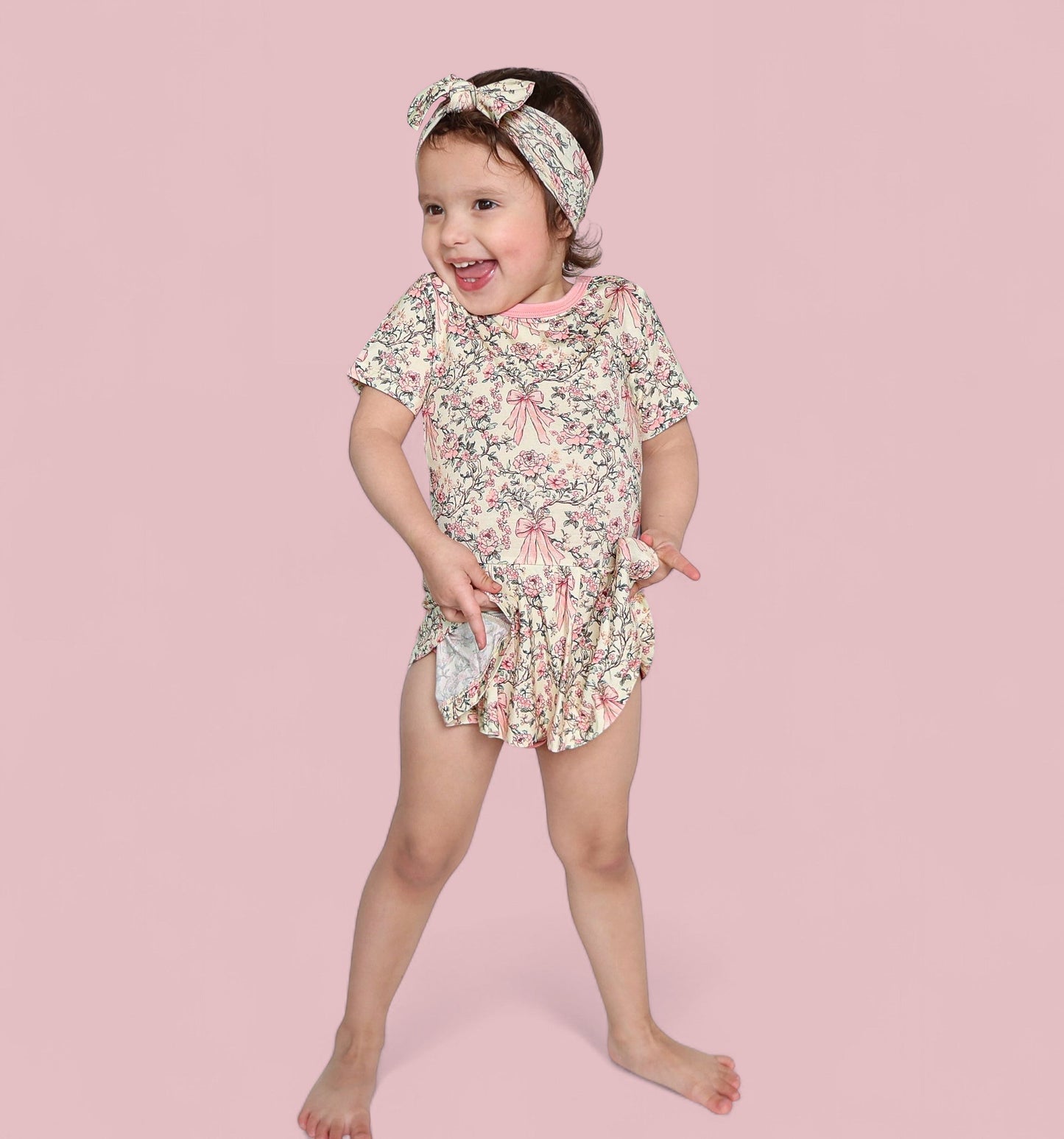 VICTORIAN BLOOM DREAM BODYSUIT DRESS