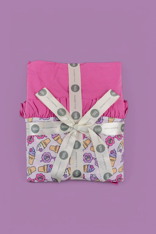 SWEET SUMMER RUFFLE DREAM BLANKET