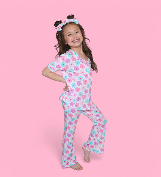VIOLET FIELDS DREAM GIRL'S FLARE SET