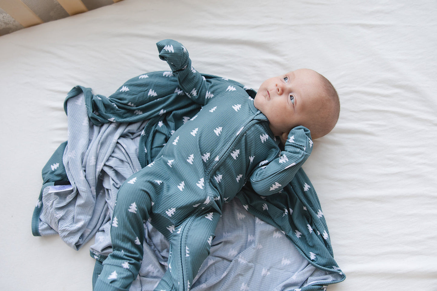 Northern Pine (ribbed) - Lightweight Blanket