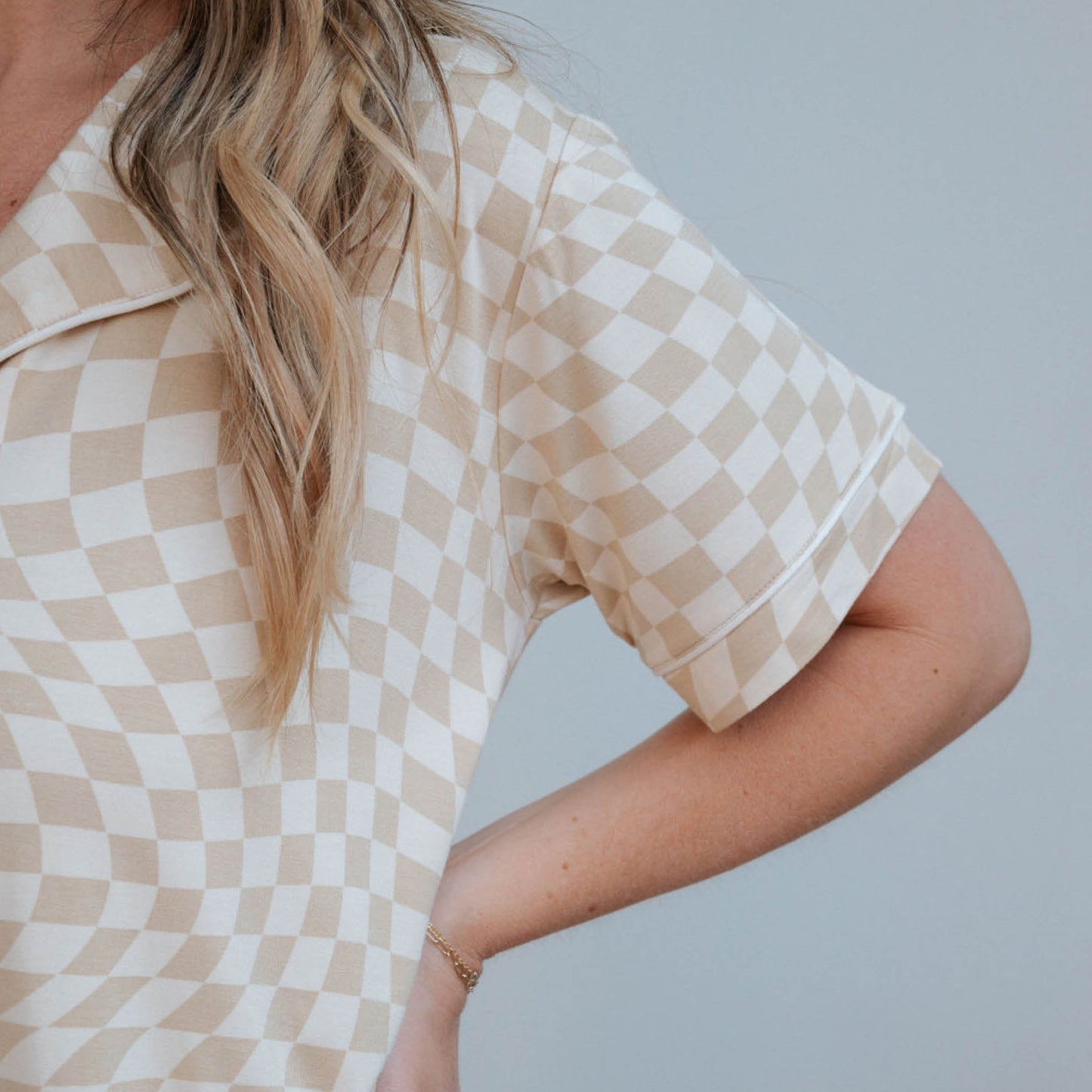 Wavy Checker | Women's Flare Set