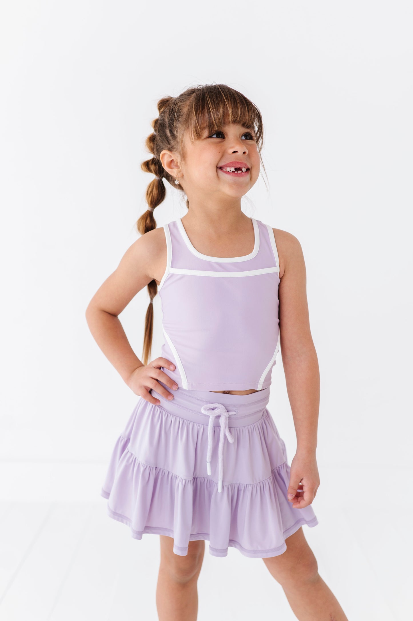 Very Violet | 2-tiered Skort
