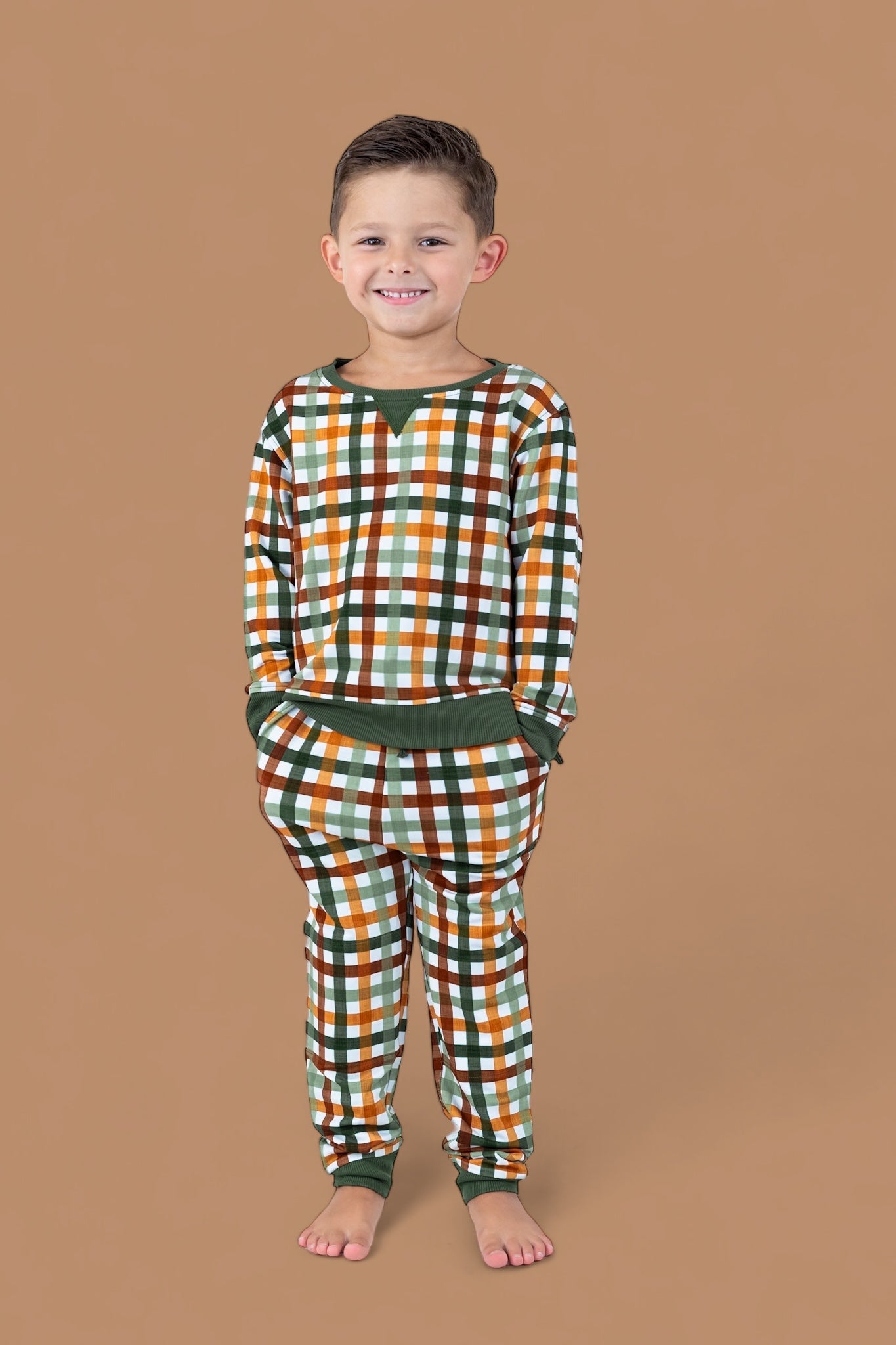 AUTUMN PLAID DREAM PULLOVER