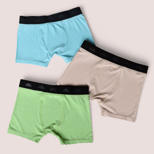 TOTALLY TAN RIB DREAM BOY'S BOXER BRIEF SET