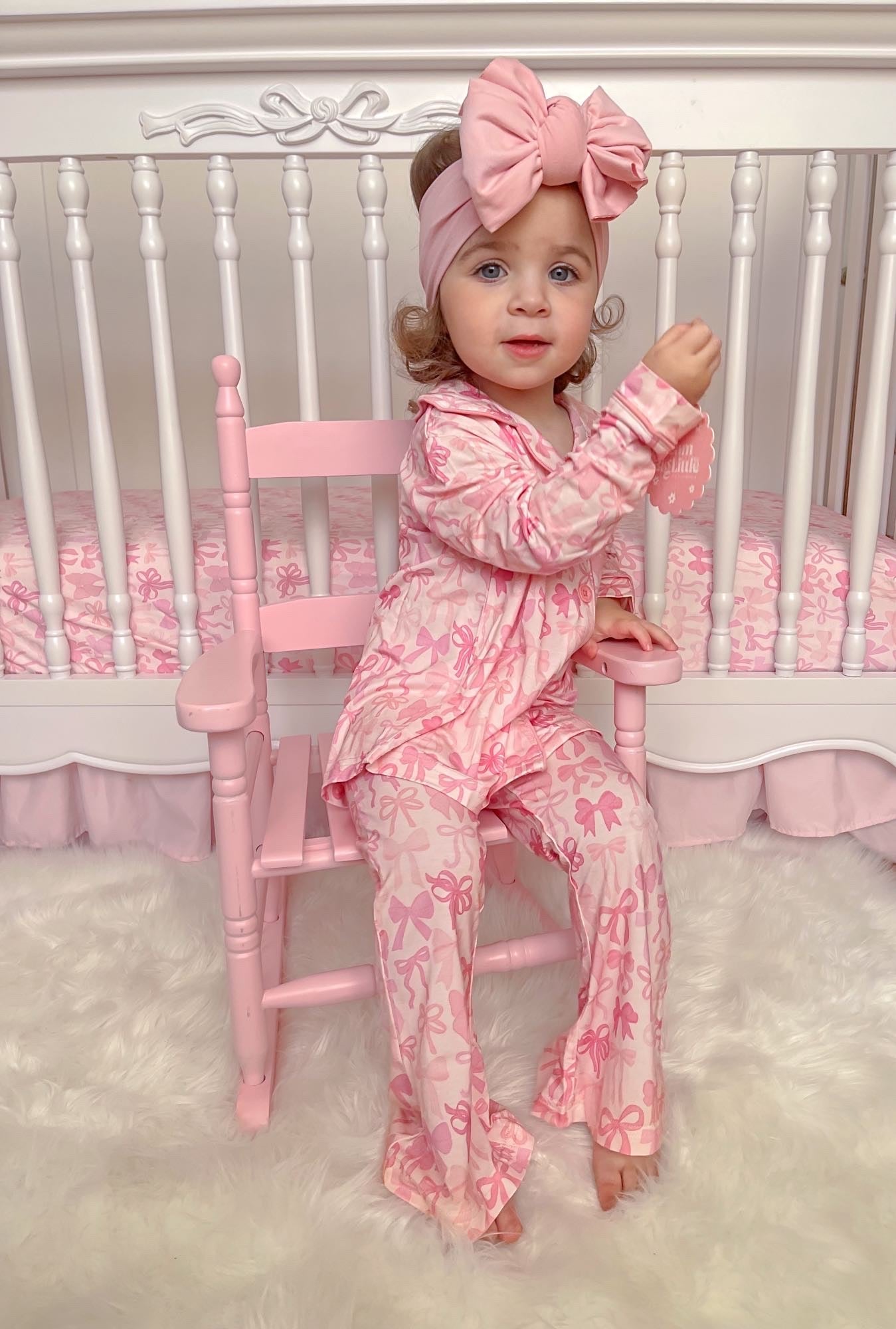 BLISSFUL BOWS DREAM GIRL'S FLARE SET