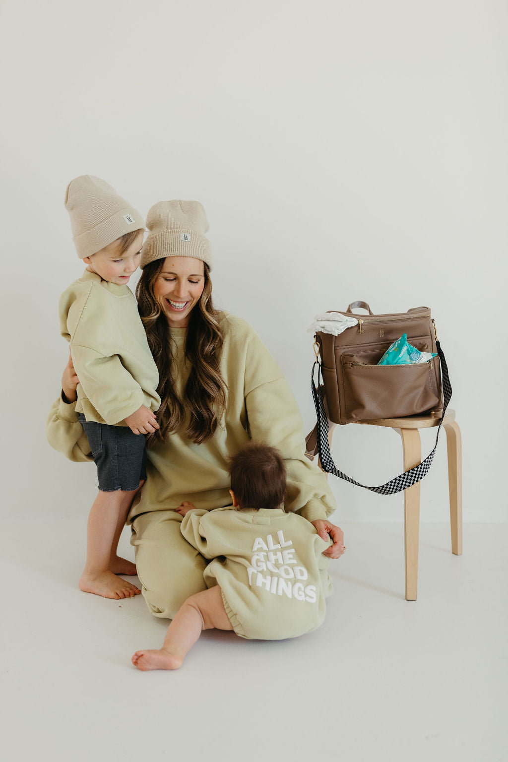 ff Diaper Bag | Taupe