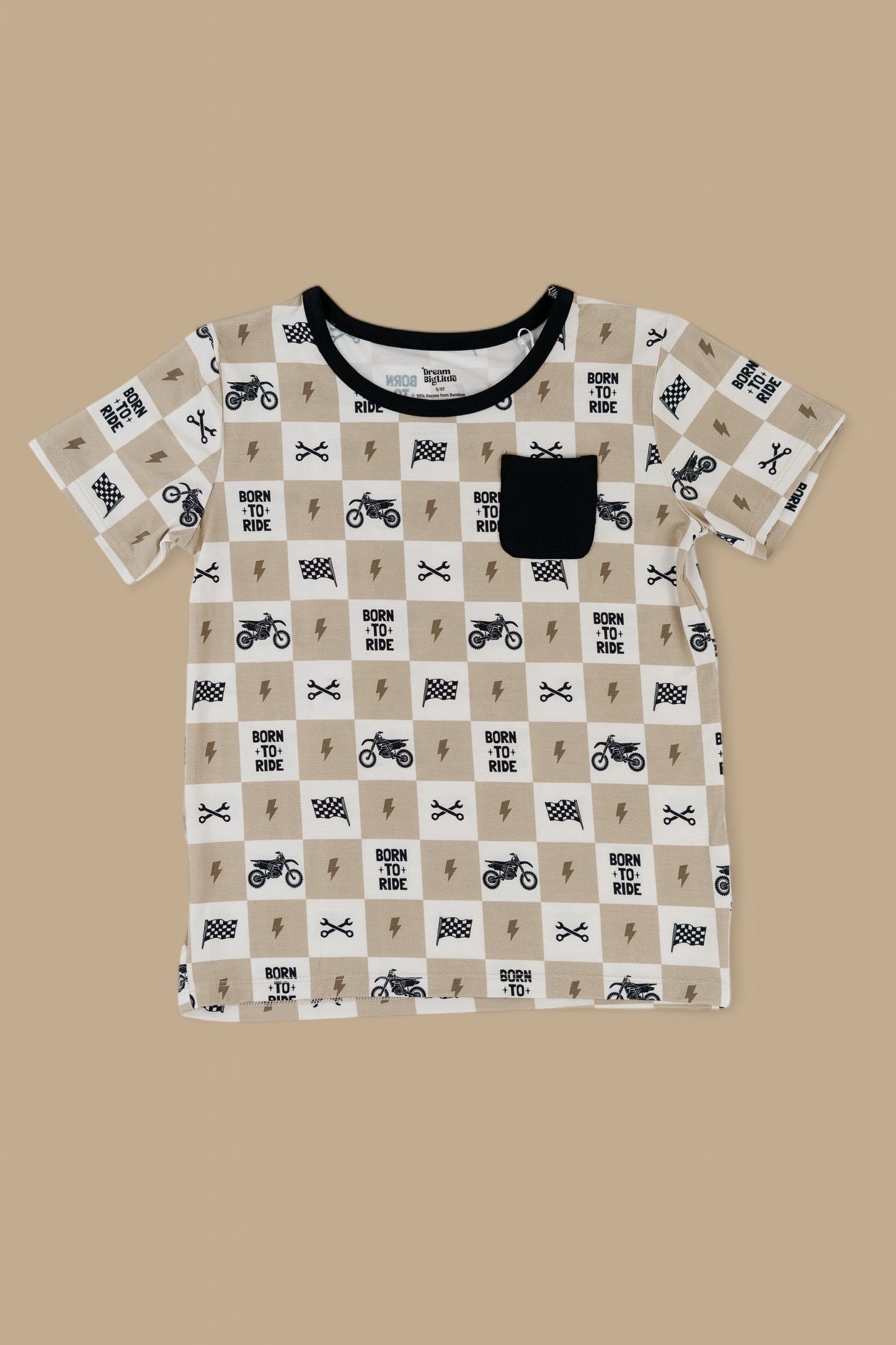 BORN TO RIDE DREAM POCKET TEE