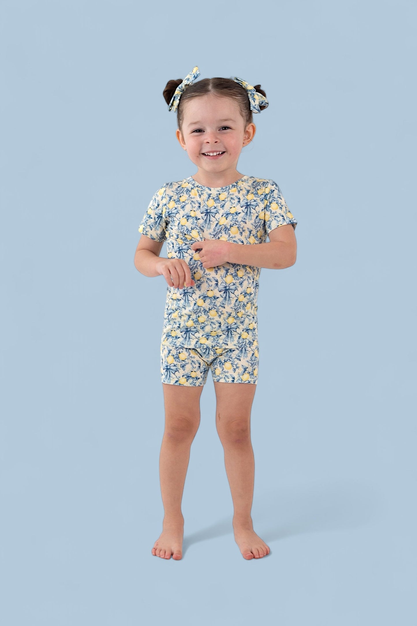 VINTAGE CITRUS TOILE DREAM SHORT SET