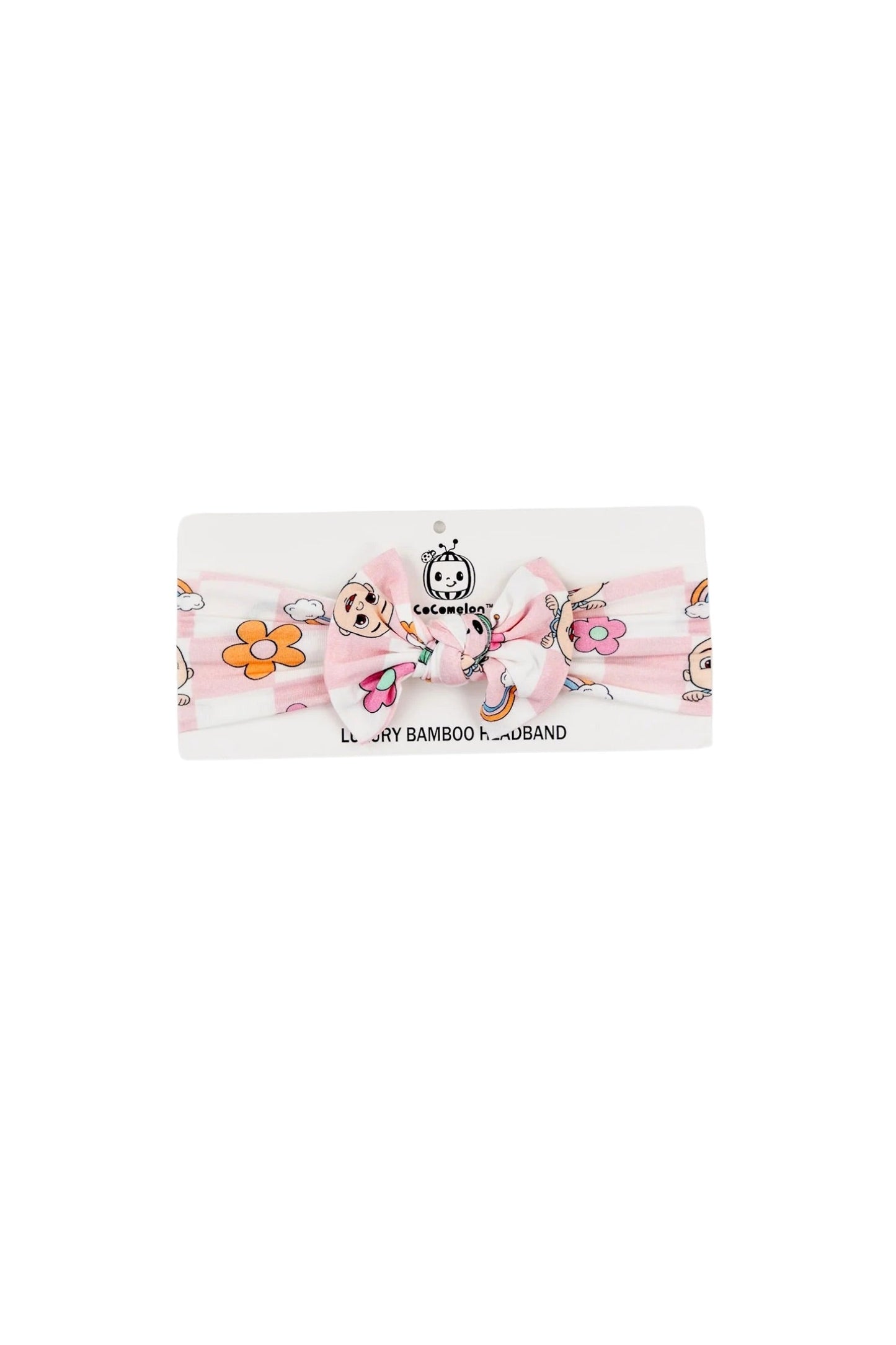 Dream Big Little Co x CoComelon JJ RAINBOW CHECKERS DREAM BOW