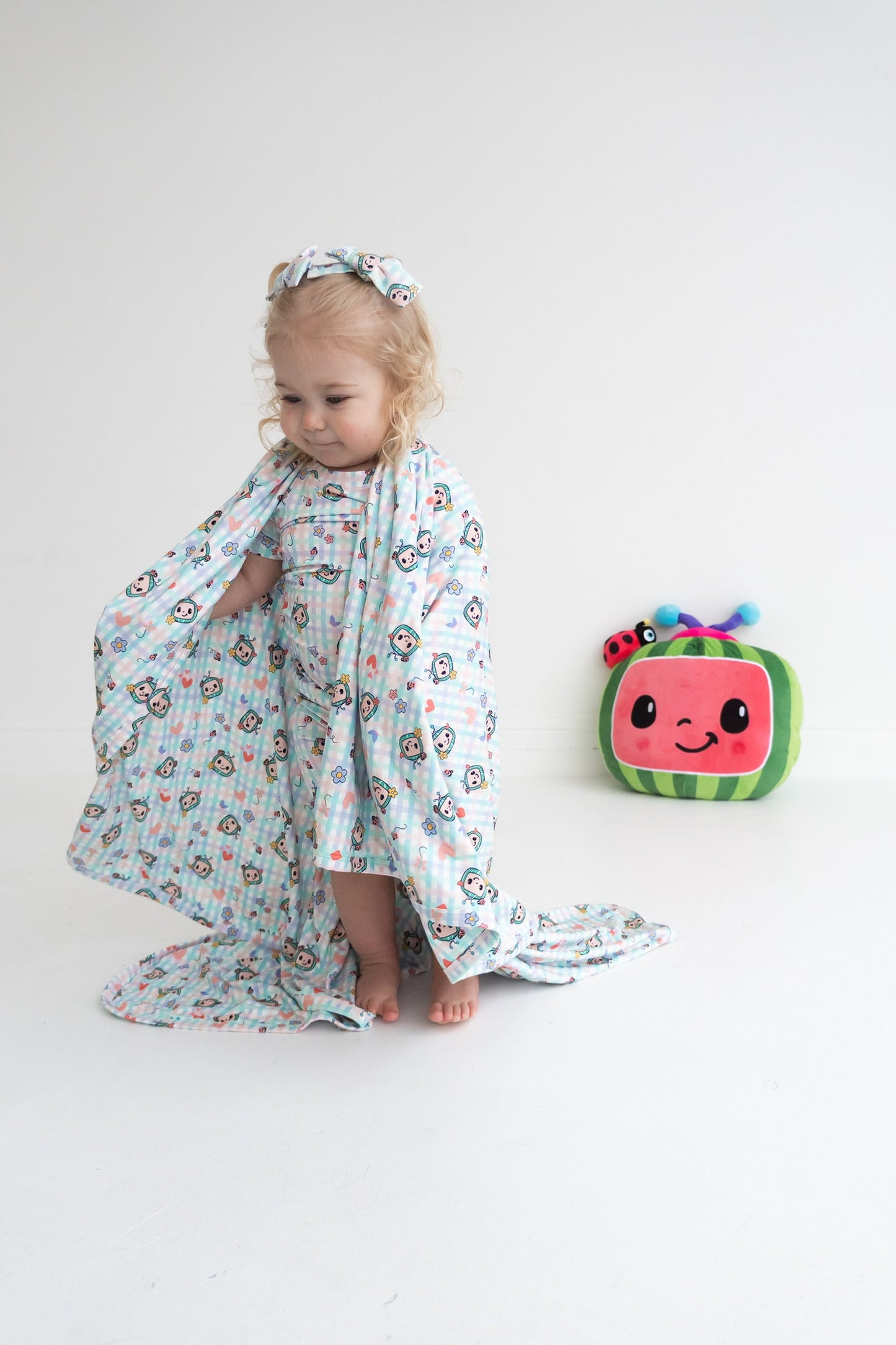 Dream Big Little Co x CoComelon SPRINGTIME MELON DREAM BLANKET