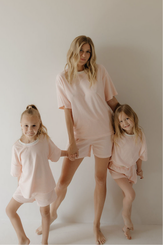 Women's Terry Short Set | Cotton Candy