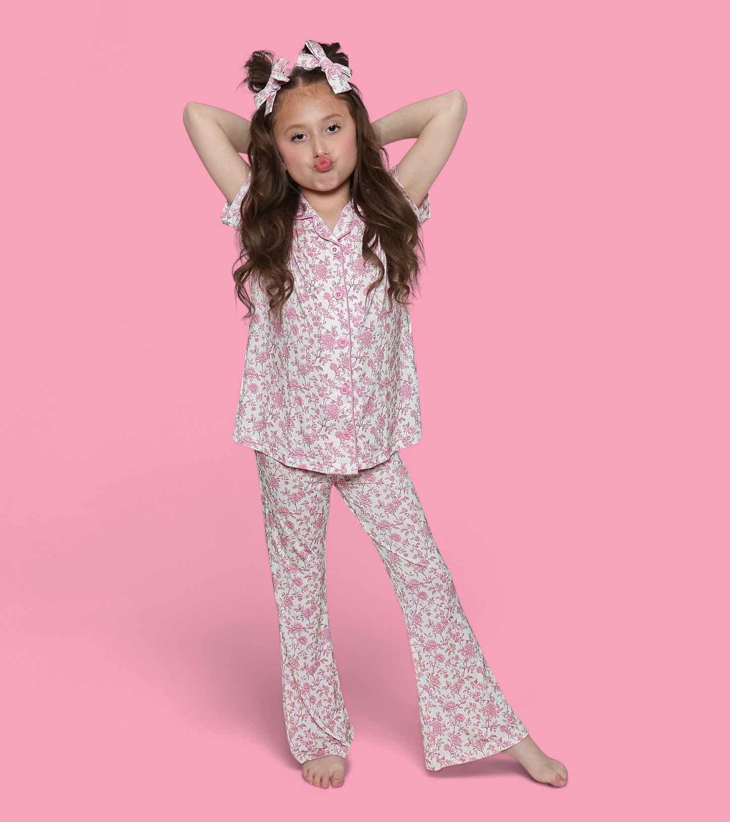 ROSEWOOD TOILE DREAM GIRL'S FLARE SET