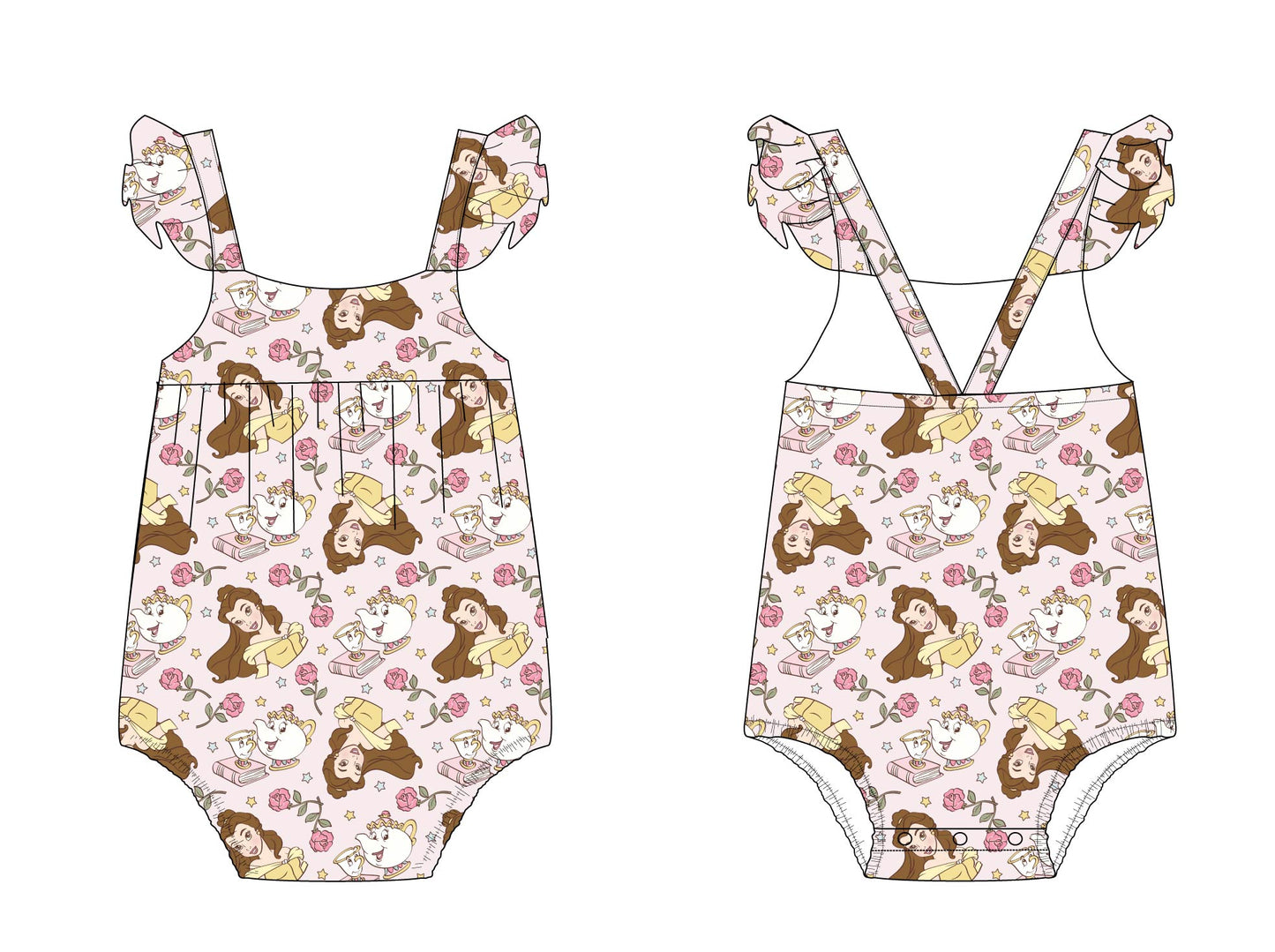 Provincial Petals - Bubble Romper