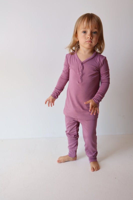 Bamboo Two Piece Pajamas | Amethyst