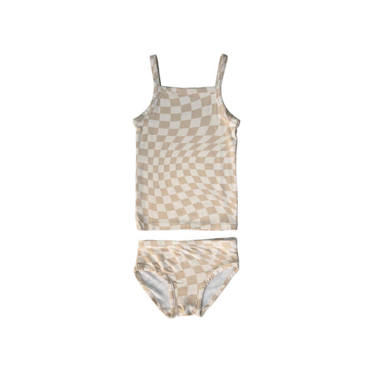 Wavy Checker | Cami Set