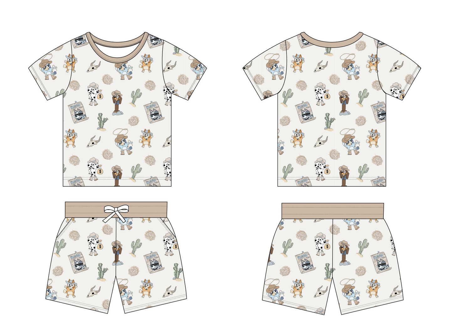 Tumbleweed Tails - Pocket Short Set