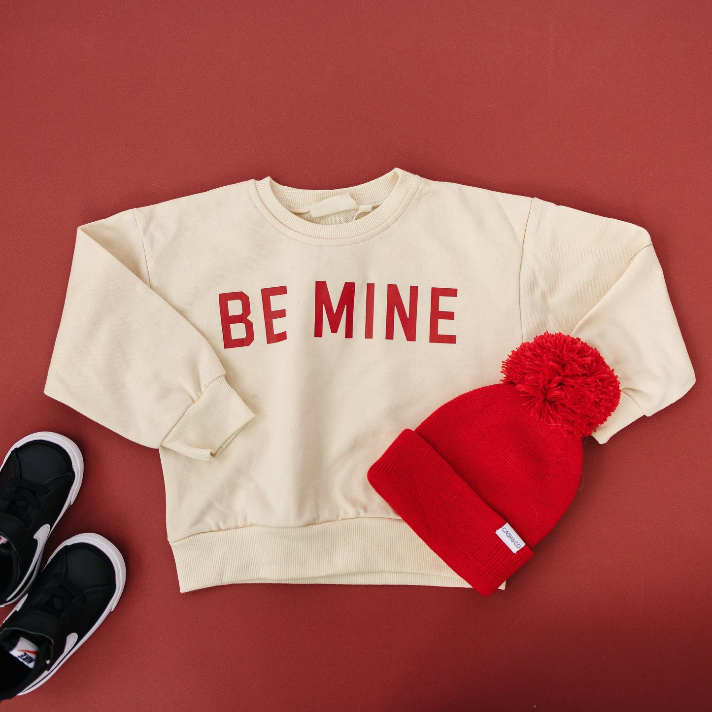 Be Mine Crewneck Sweatshirt - Cream