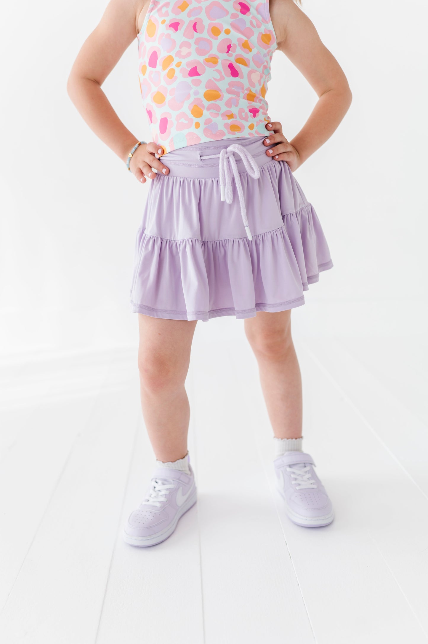 Very Violet | 2-tiered Skort
