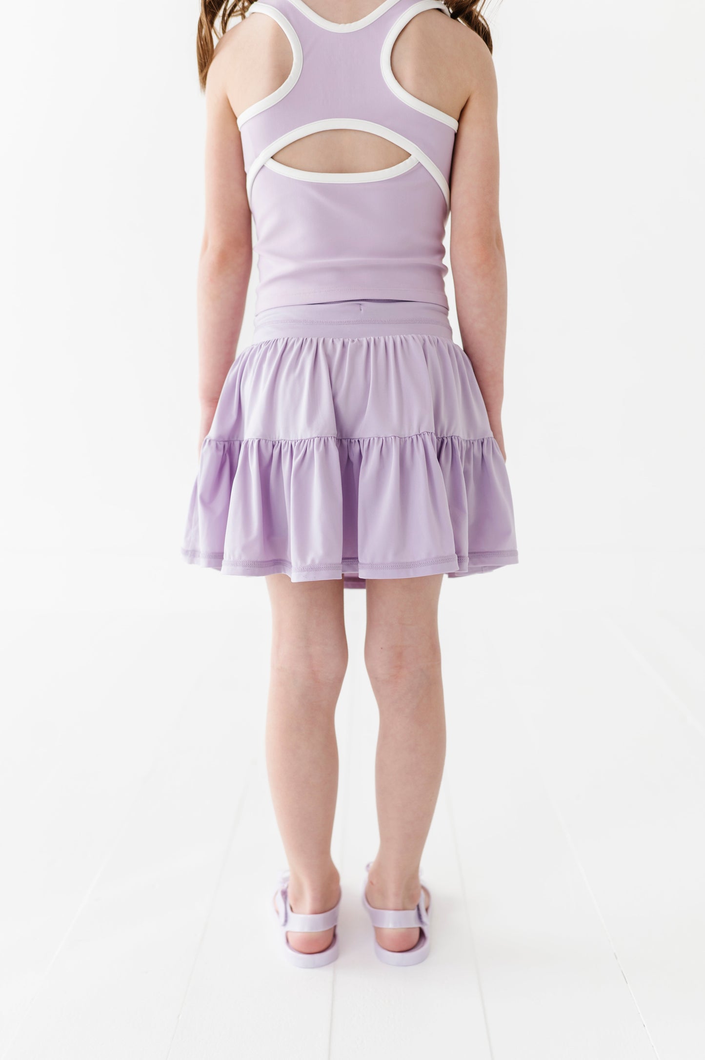 Very Violet | 2-tiered Skort