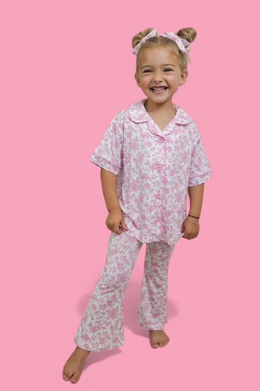 ROSEWOOD TOILE DREAM GIRL'S FLARE SET