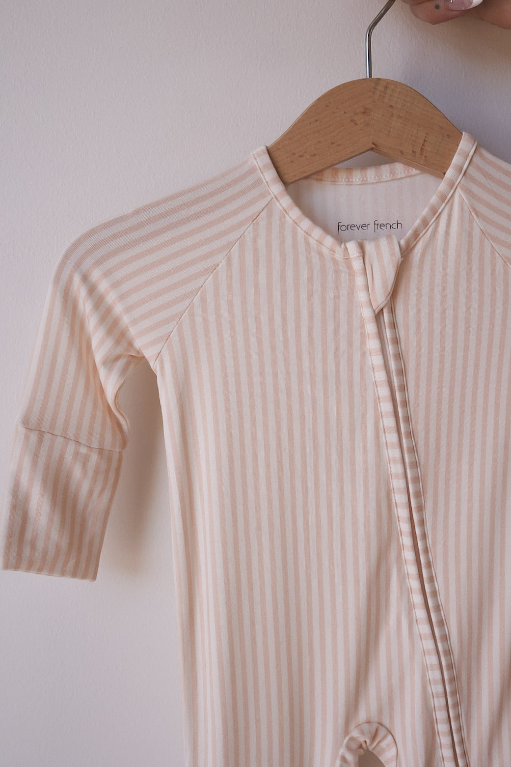 Bamboo Zip Pajamas | Sadie Stripe