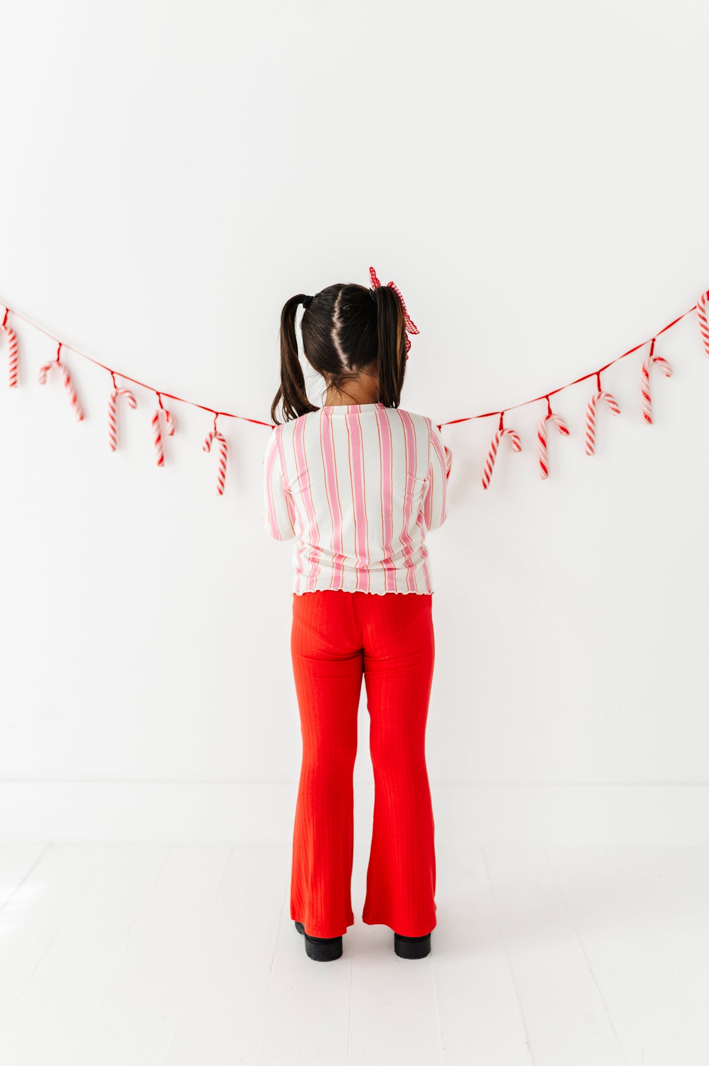 Holly Red | RIBBED FLARES