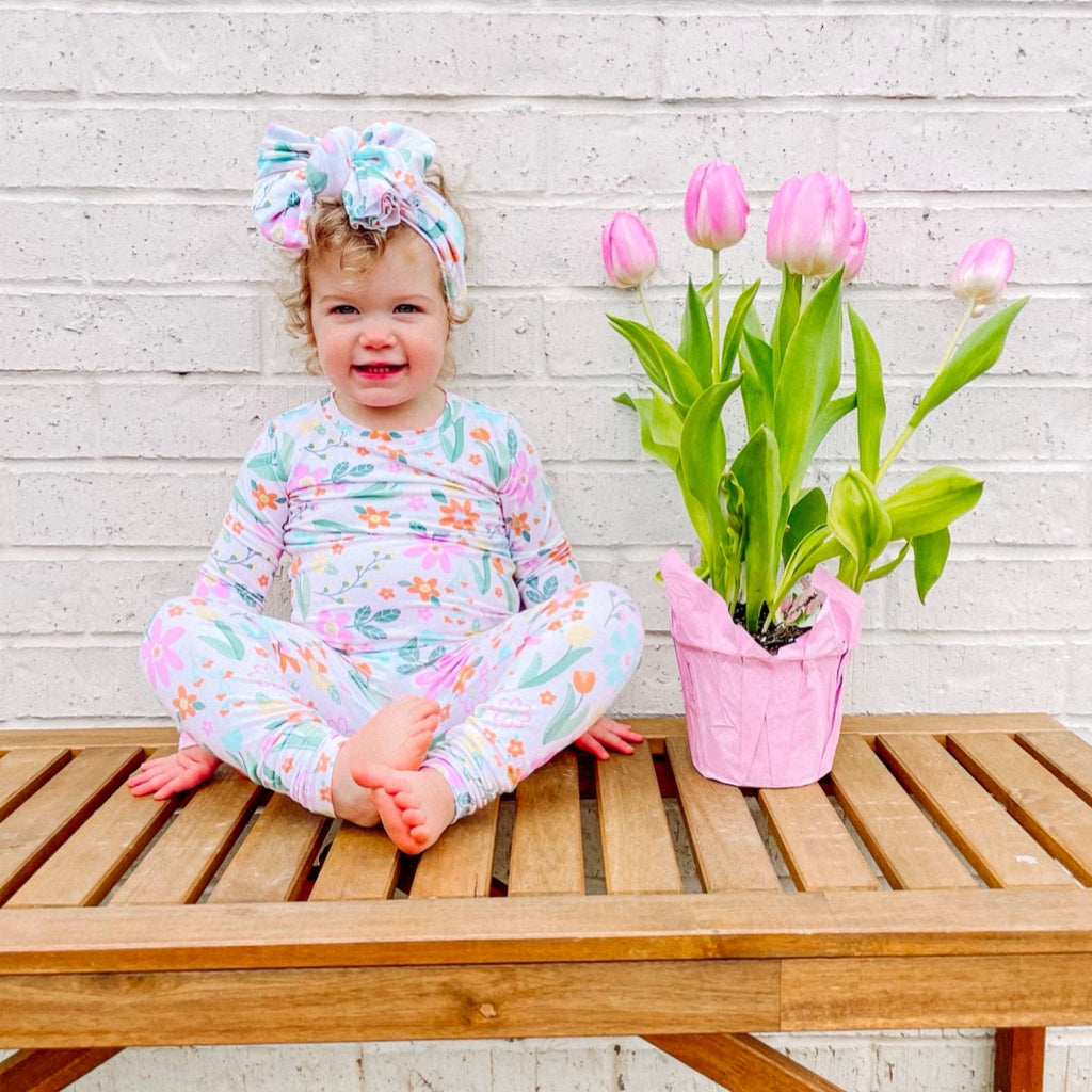 TNK BLOOM TWO PIECE BAMBOO JAMMIES