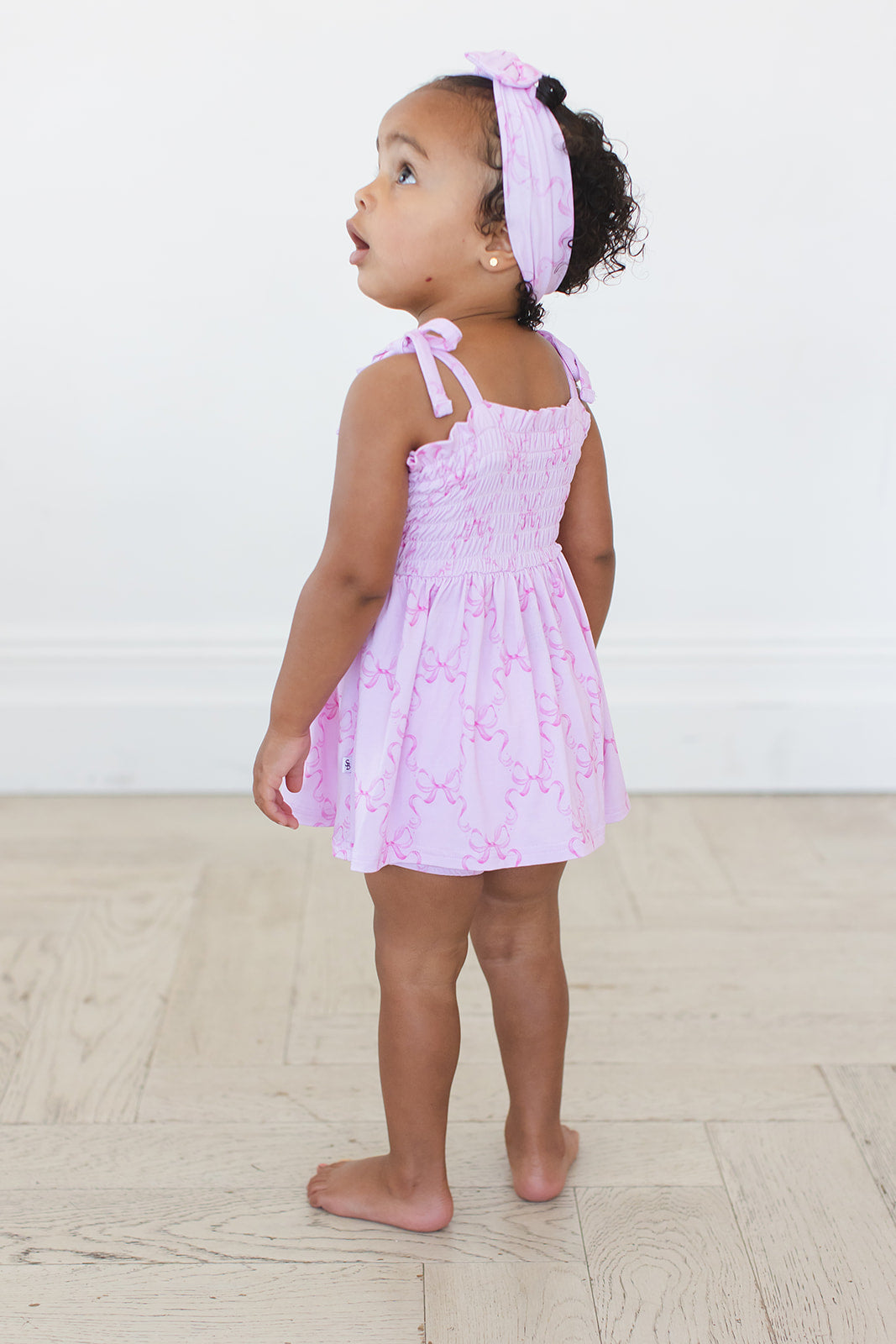 Emeryn - Smocked Diaper Dress Set