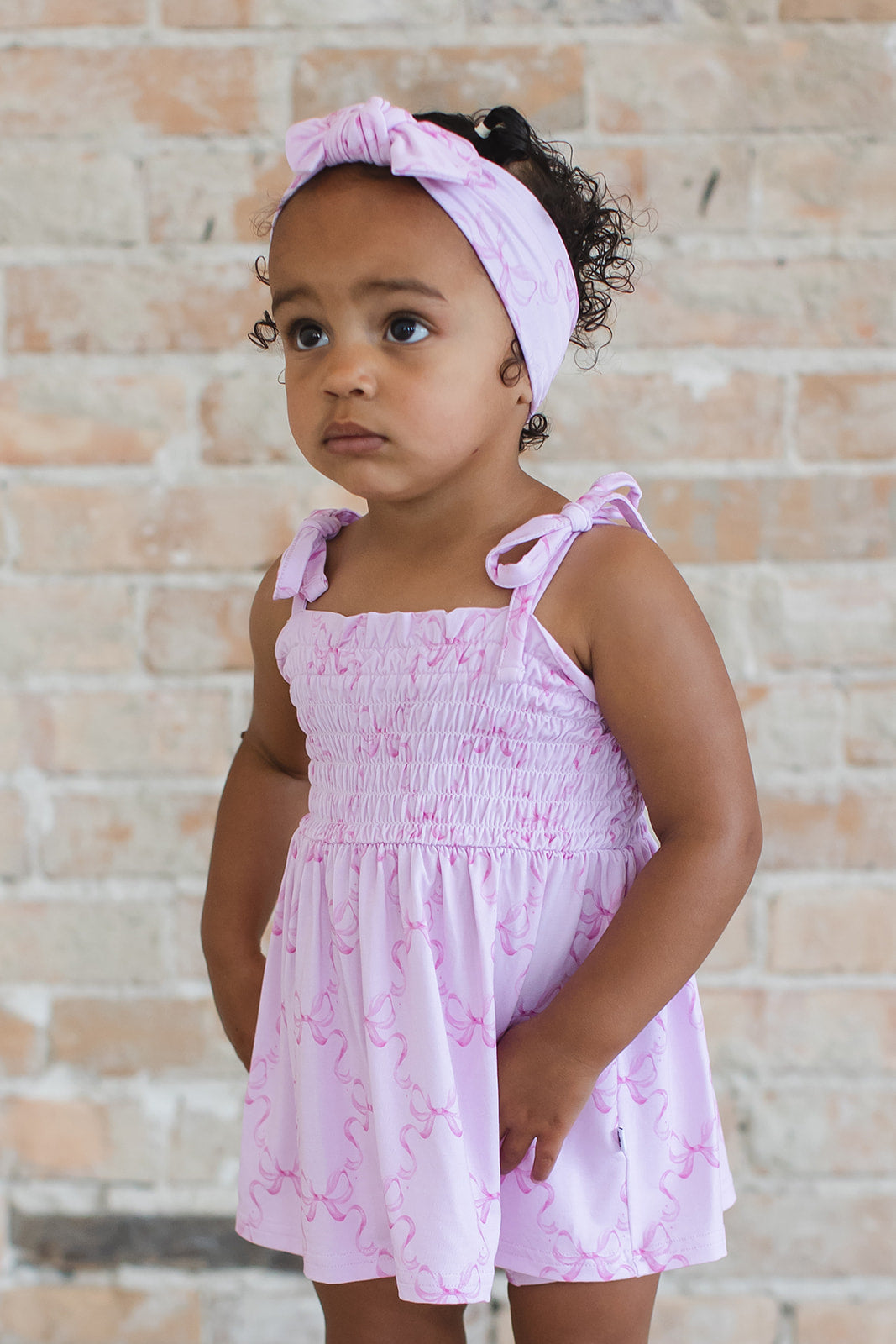 Emeryn - Smocked Diaper Dress Set