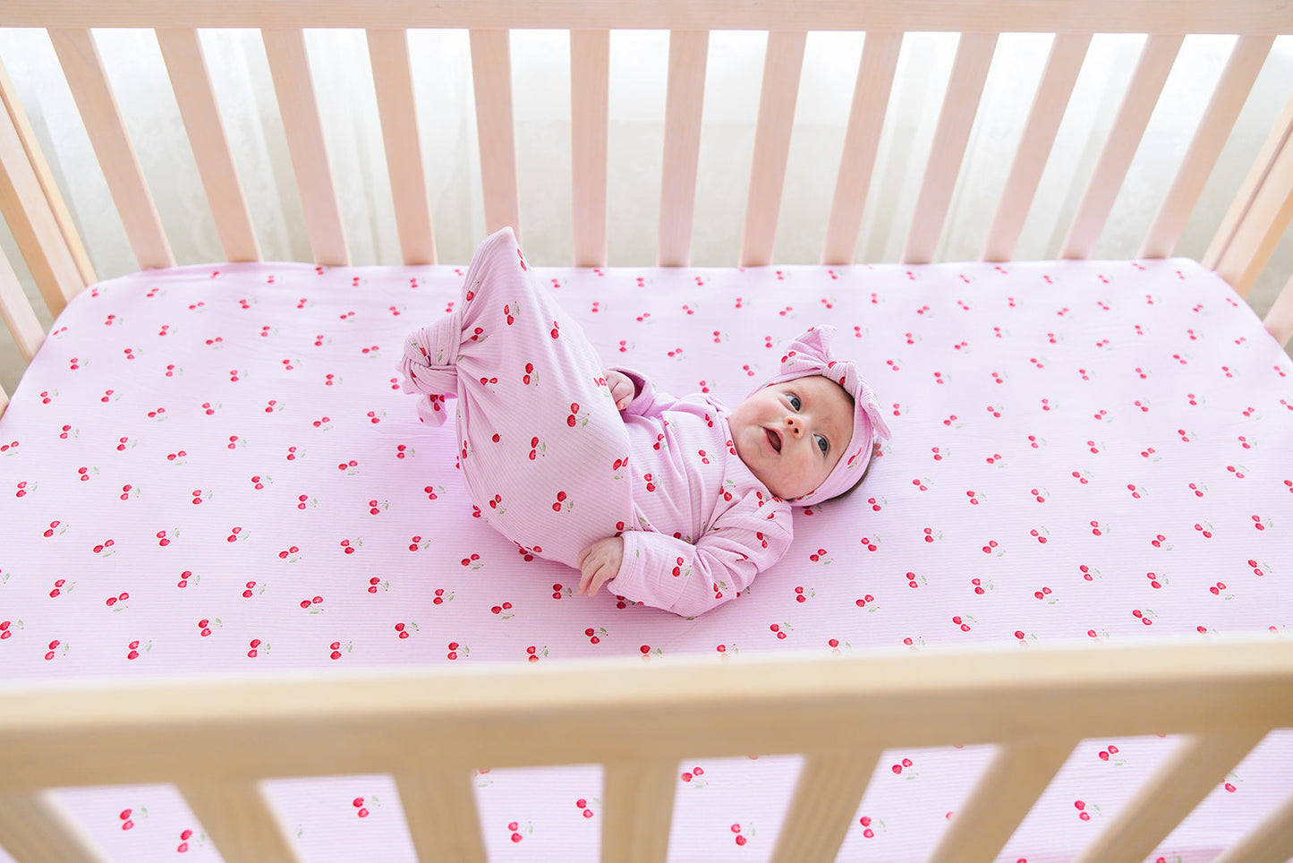 Cherry (ribbed) - Knot Gown