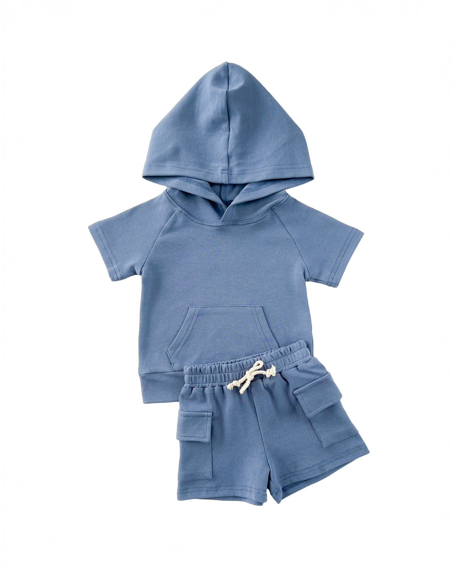 Cargo Shorts Set | Blue