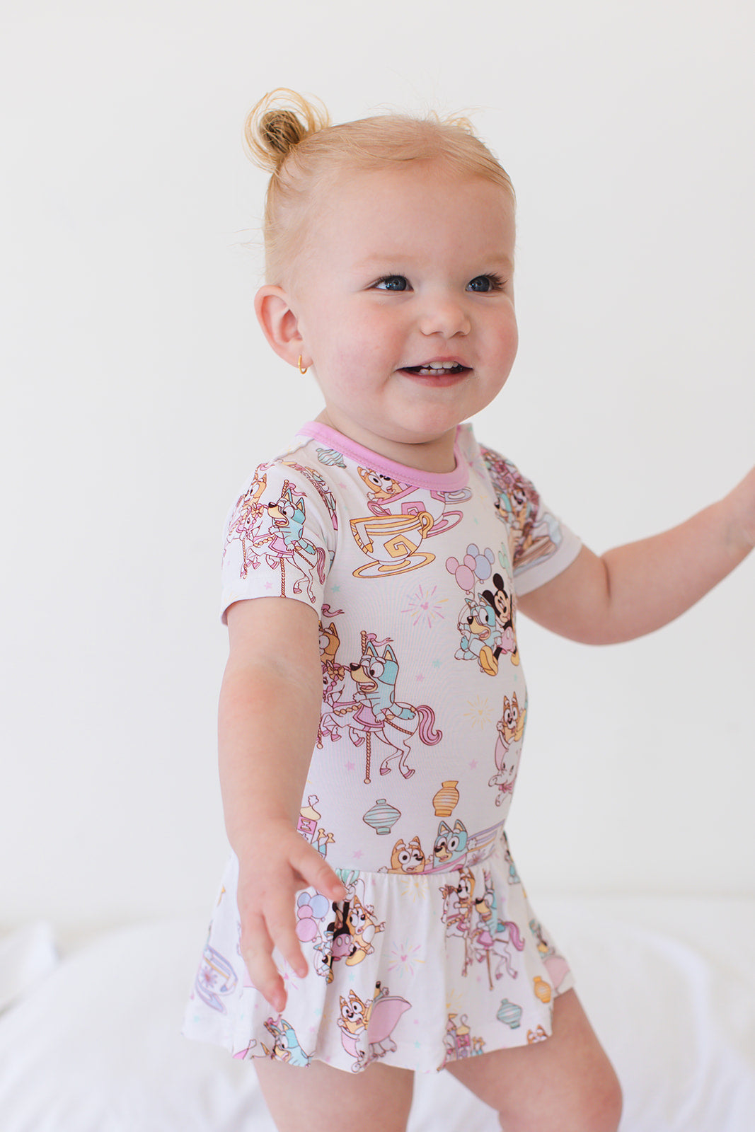 Pastel Park (Cotton Candy) - Bodysuit Dress