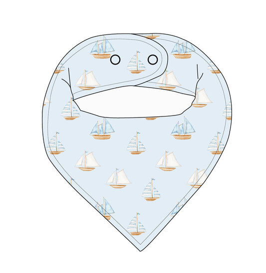 Sailboats - Bandana Bib