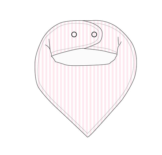 Pink Stripes - Bib
