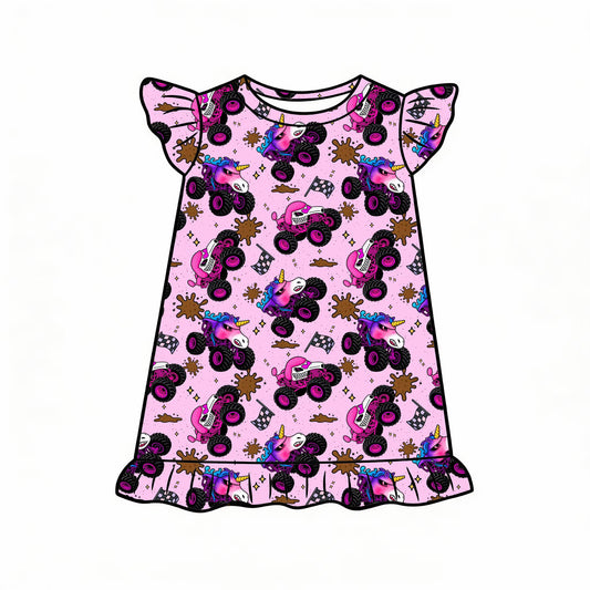 Dirt Track Divas Ruffle Nightgown | PREORDER