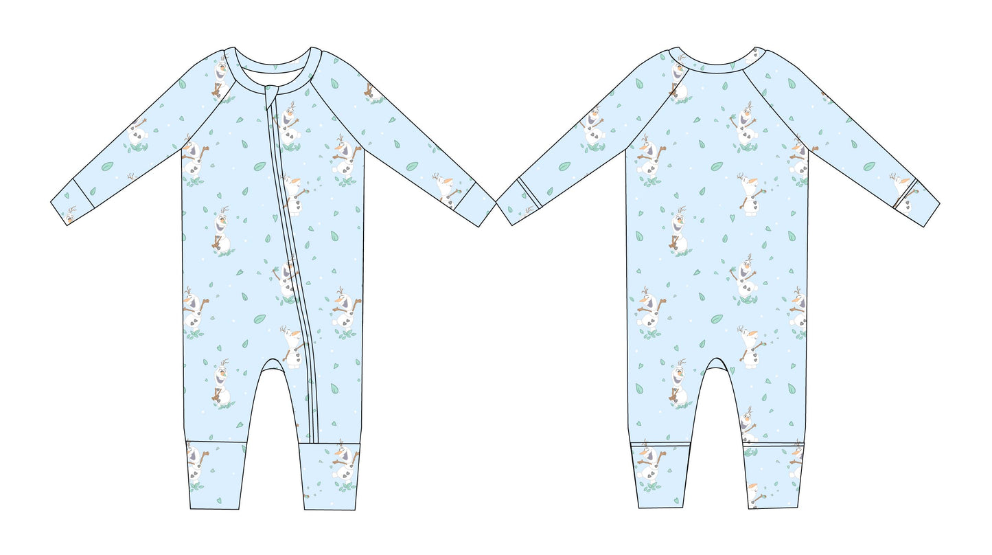 Blue Flurry (ribbed) - Zippy