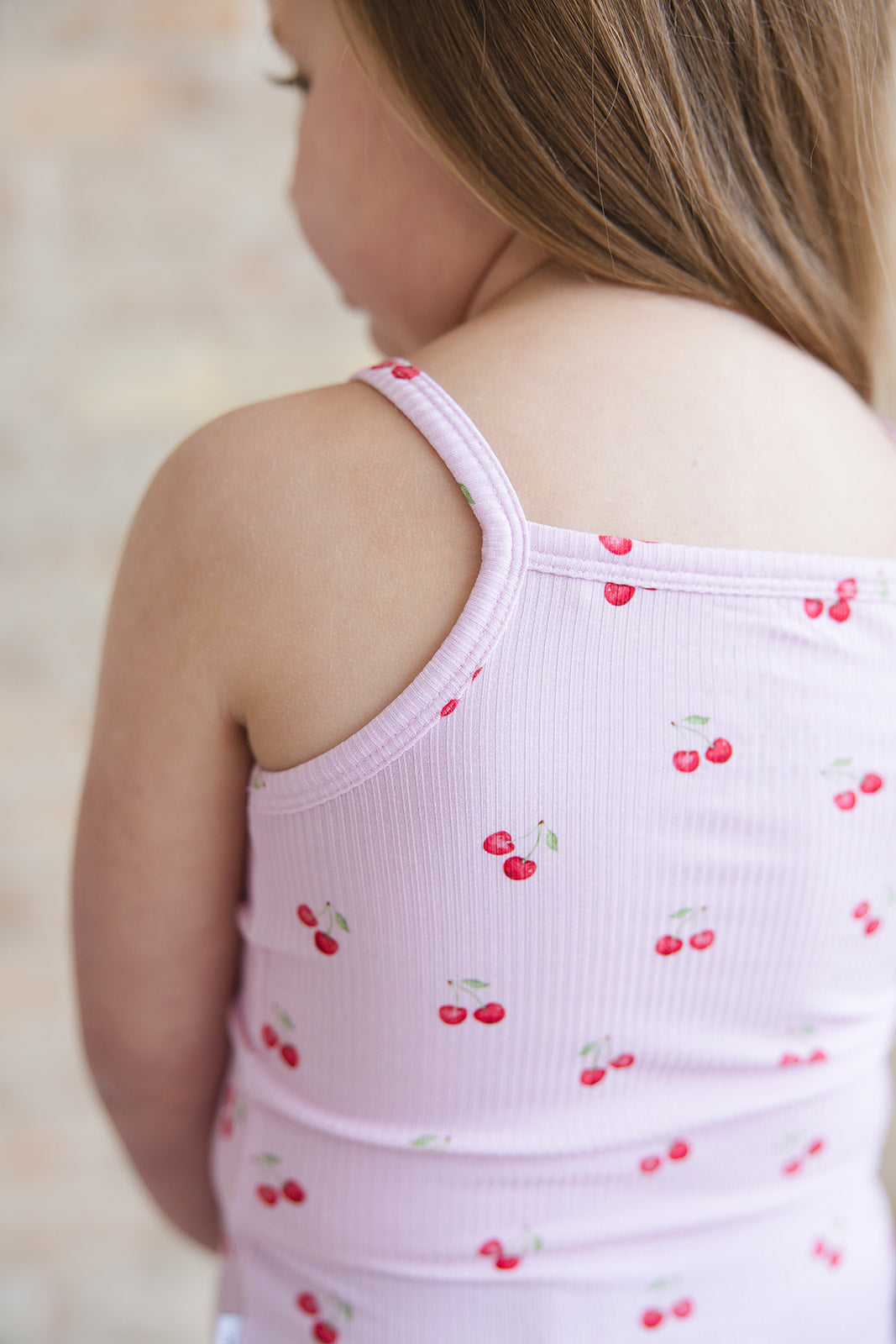 Cherry (ribbed) - Bamboo Tank