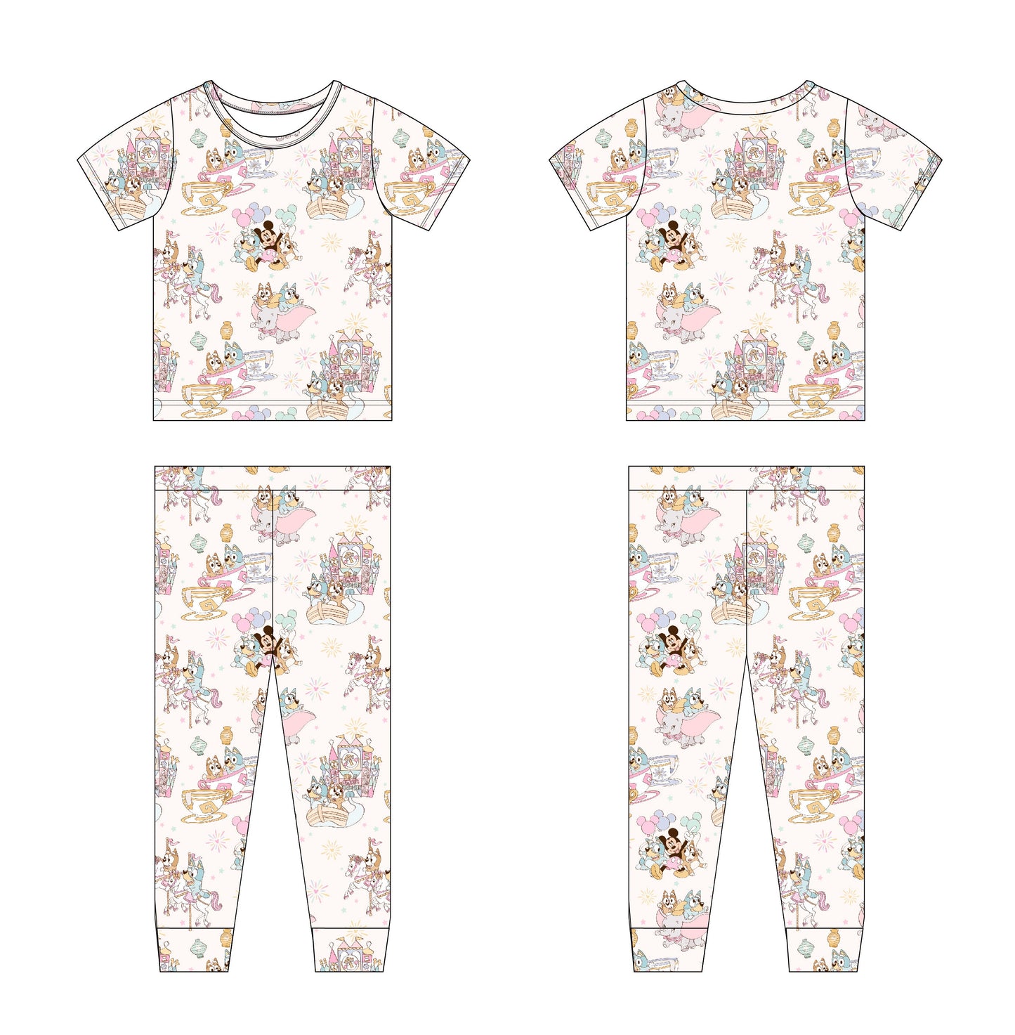 Pastel Park - Short Sleeve Set